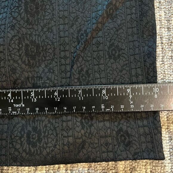 Lane Bryant Women’s Size 16 Lace Print Dress Pants Black Straight Leg Stretch‎ - Picture 8 of 9